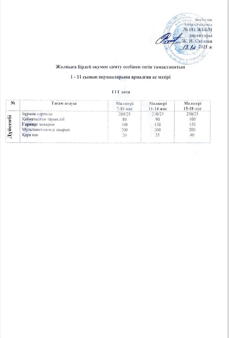 Ас мәзірі 13.12.2021