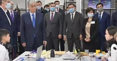 Касым-Жомарт Токаев посетил Дворец школьников